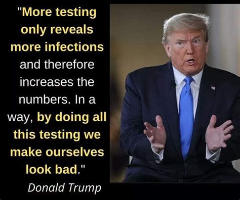 the coronavirus test is too hard for trump|Did Trump Say More COVID.